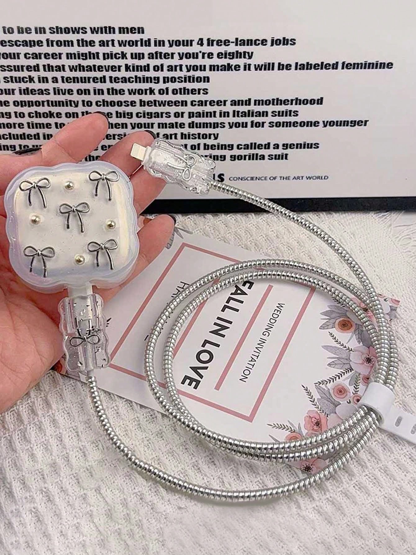 iOS 3Pin 20W - Silver Ribbon Cable Protector