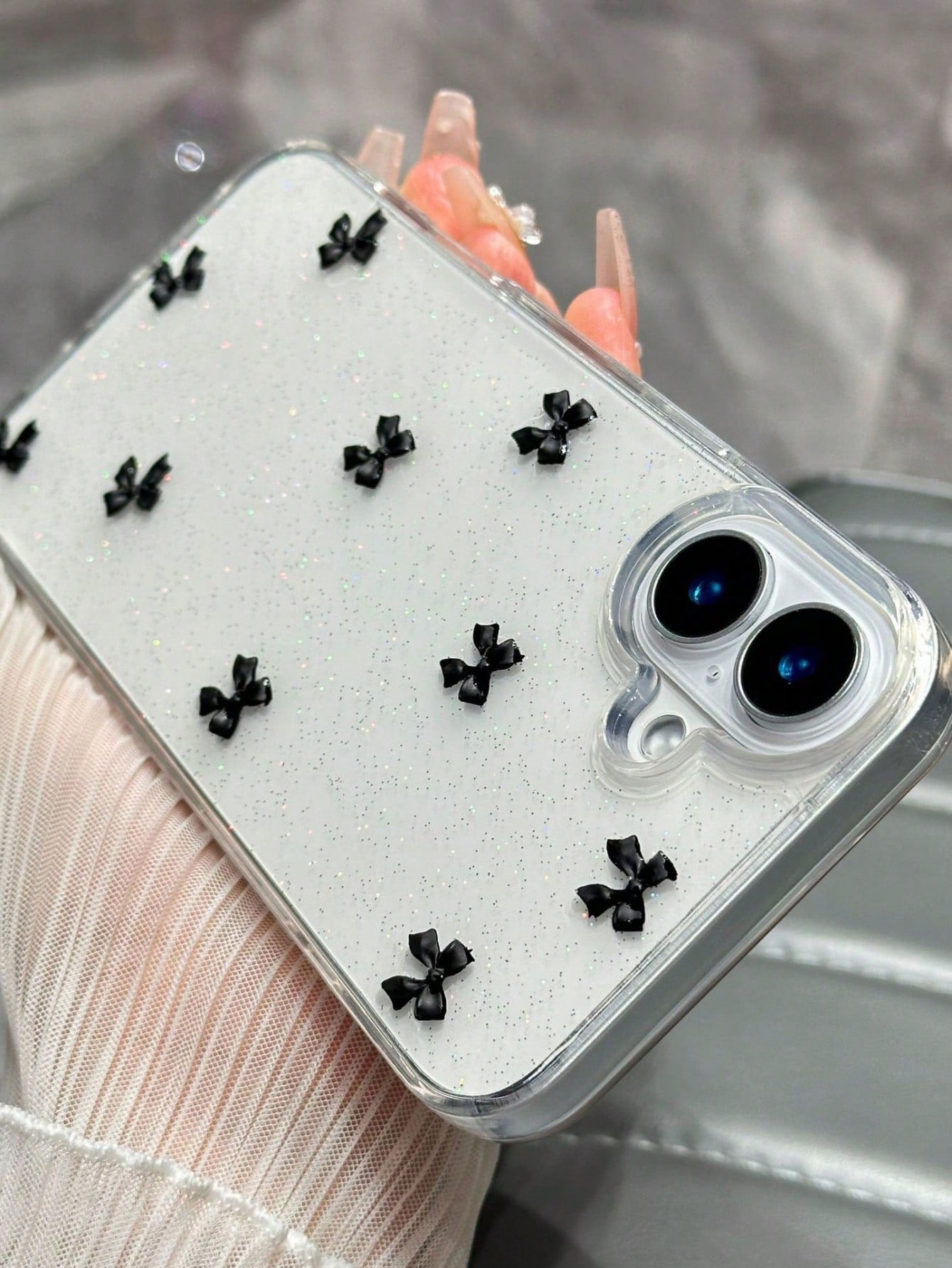iPhone 11 - 3D Black Ribbon Case