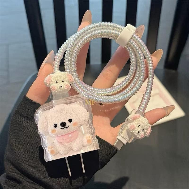 iOS 2Pin 18W, 20W Charger Protector (Fancy)