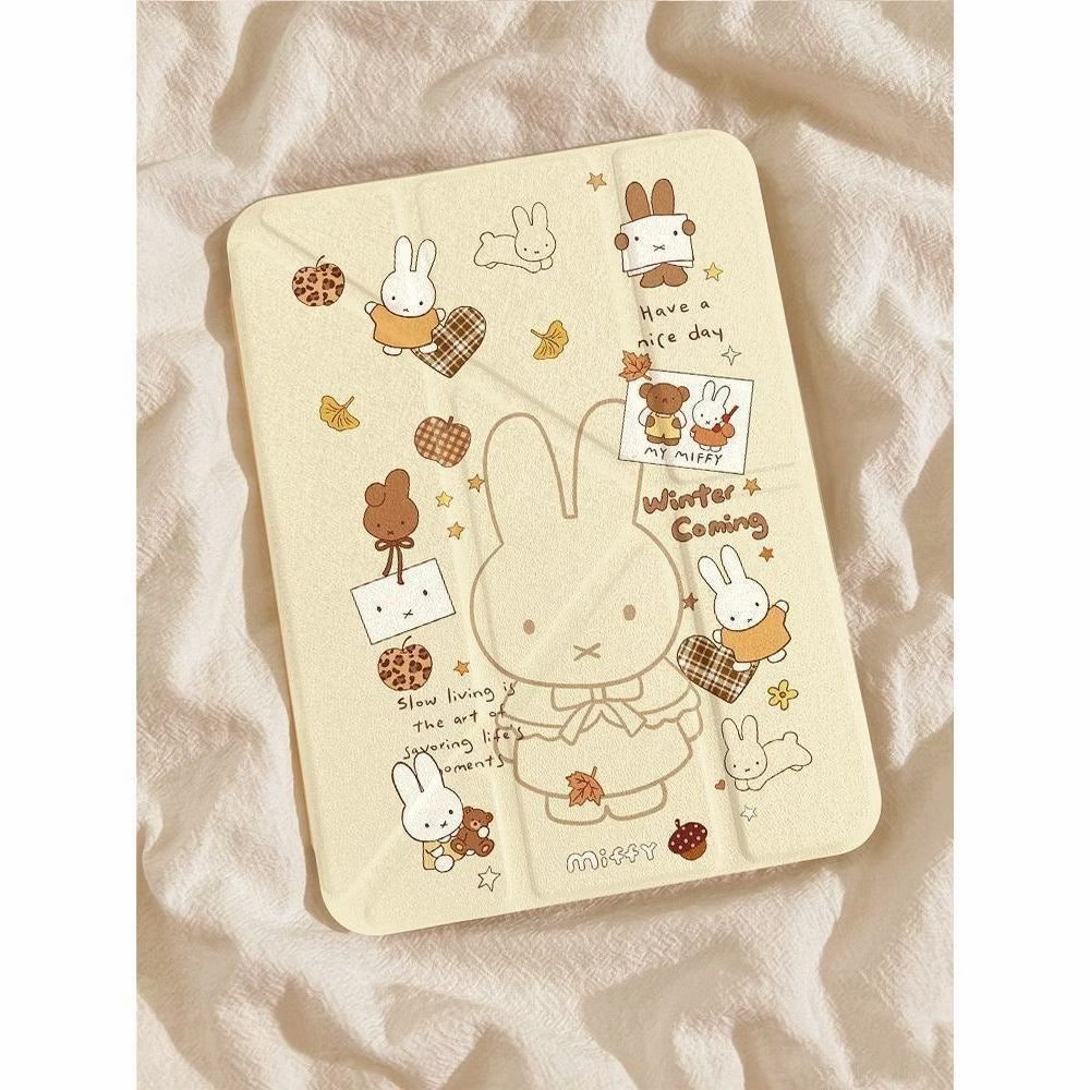 iPad Case, Miffy (3+Y-Fold) Base, Air