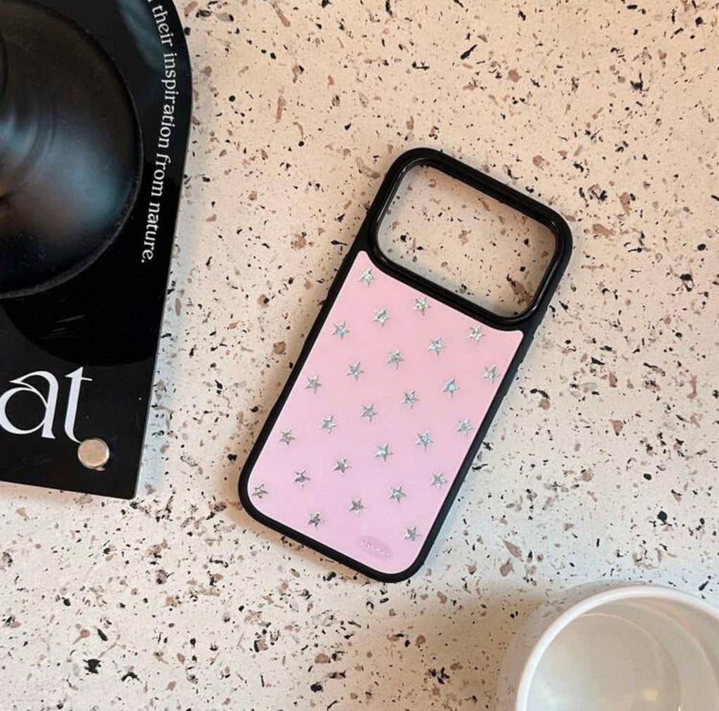 iPhone 17Promax - Star Reflect Black Frame Case