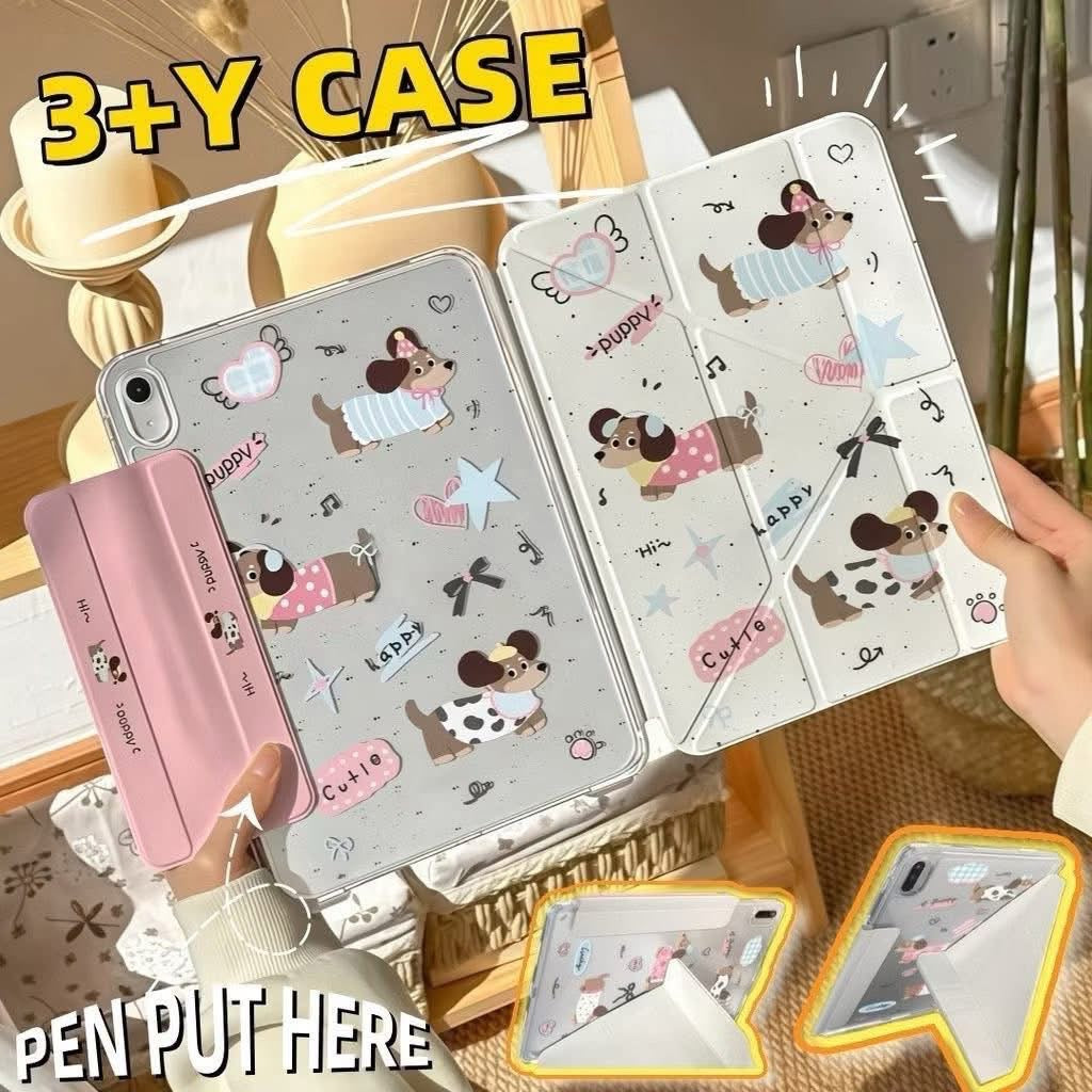 iPad Case, 3+Y-Fold (Magnetic Flap)