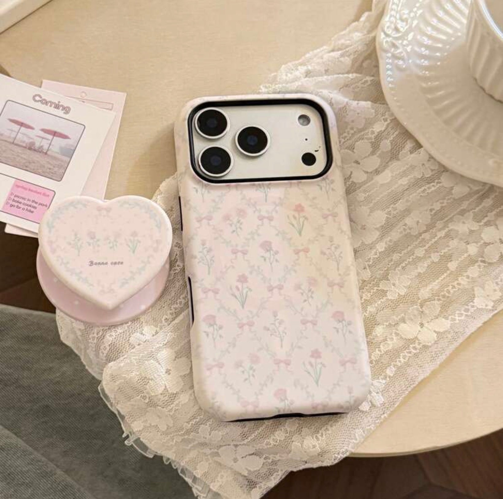 iPhone 17Promax - Floral Magnetic Set