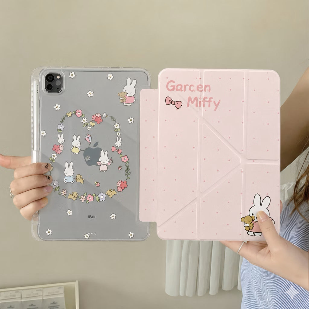 iPad Case, Miffy Pink (3+Y-Fold) Base, Air