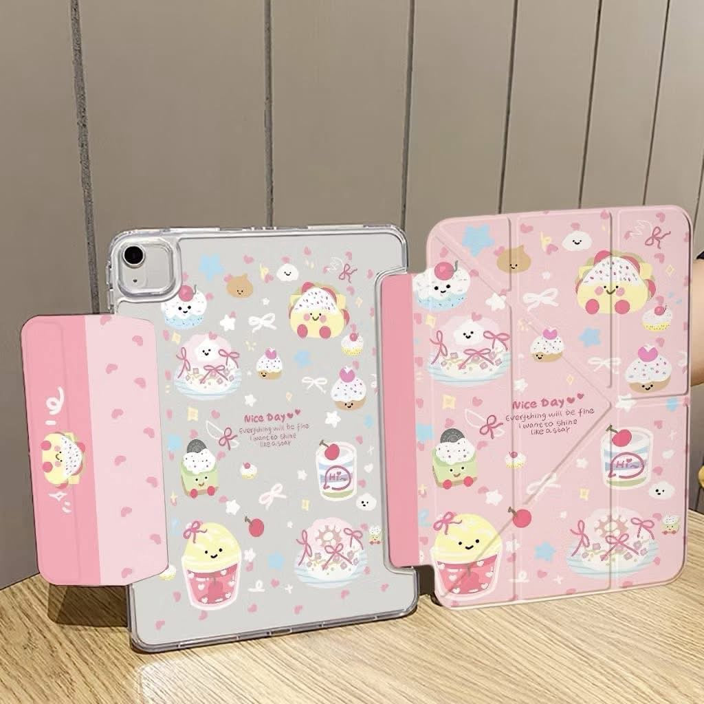 iPad Case, 3+Y-Fold (Magnetic Flap)