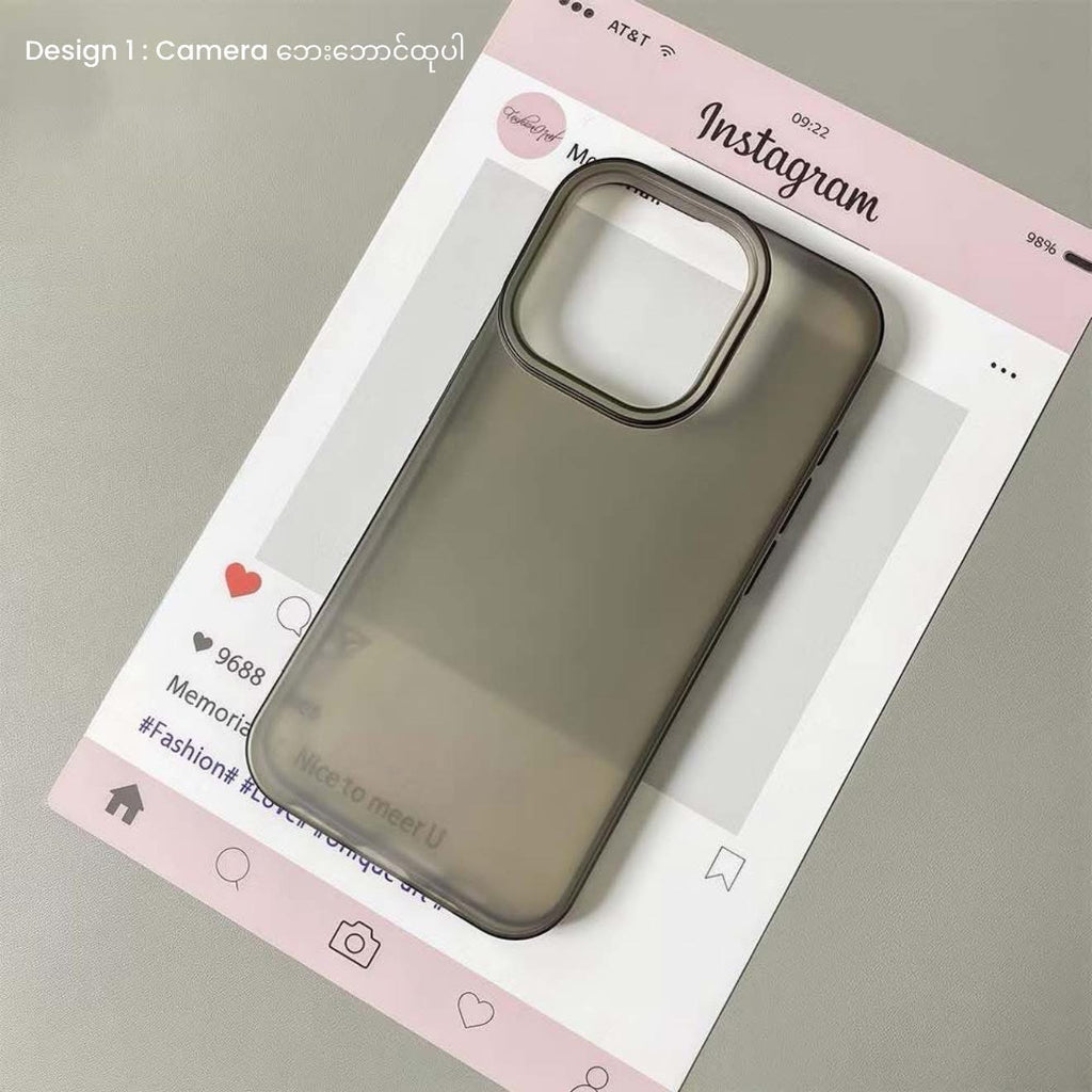 Clear Matte Case (Plain Design)