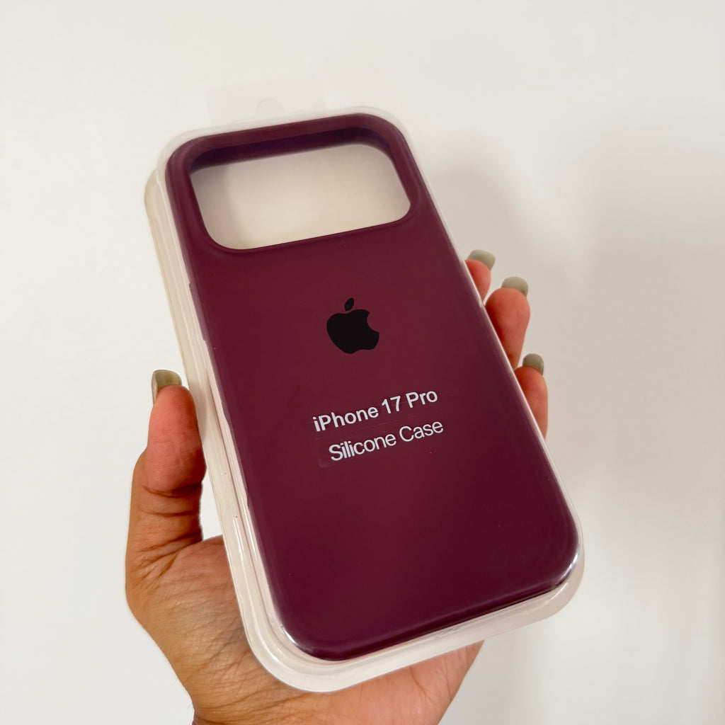 iPhone 17Pro - Silicone Case (Burgundy)