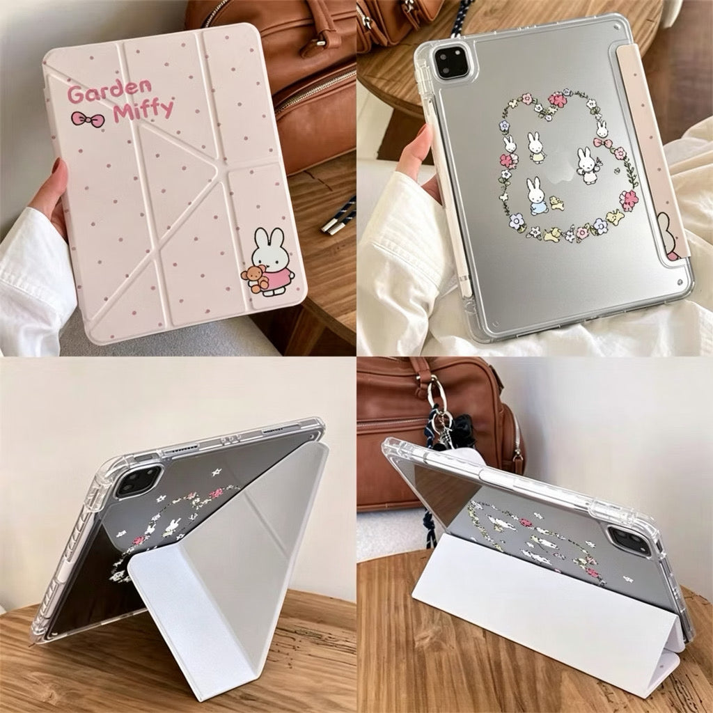 iPad Case, Miffy Pink (3+Y-Fold) Base, Air