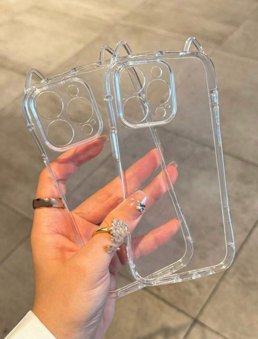 Clear Kitty Case
