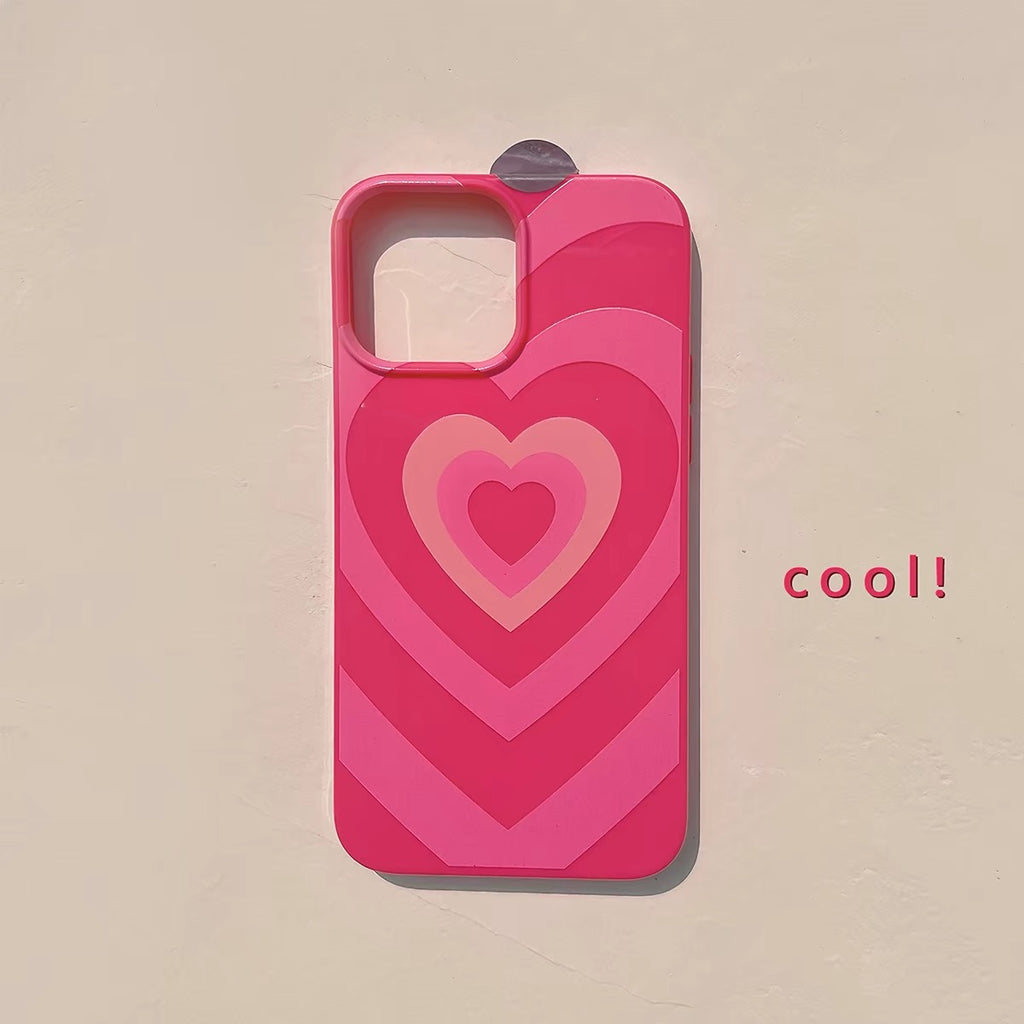 iPhone 16Plus - Hot Pink Heart Case