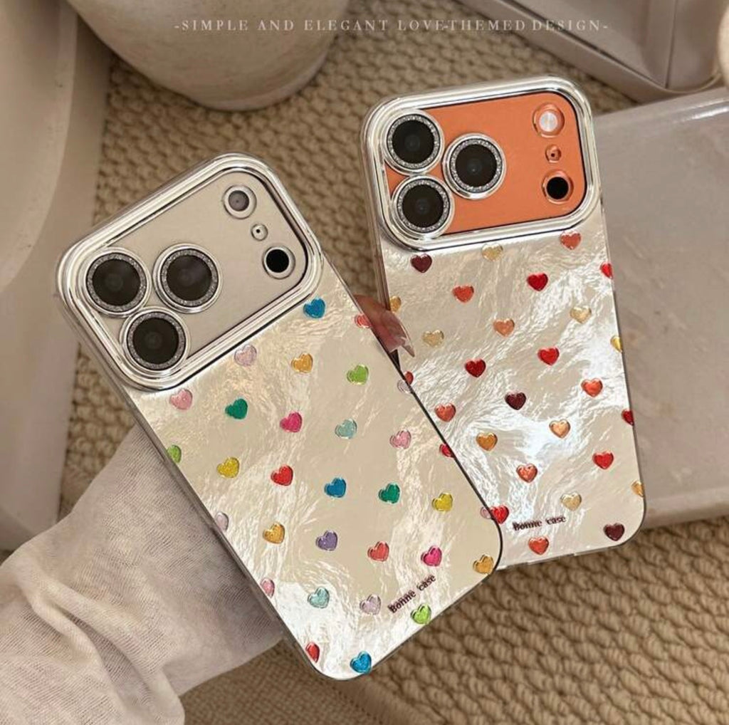 iPhone 17Promax - Full Coverage 3D Heart Case