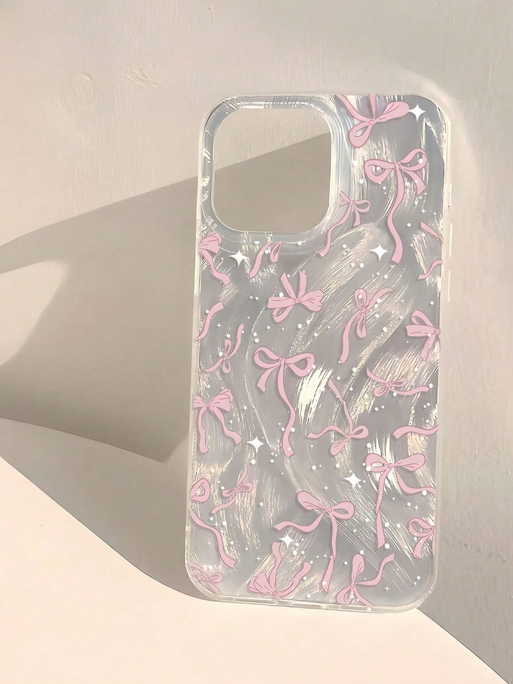 iPhone 11 - Silver Feather Ribbon Case
