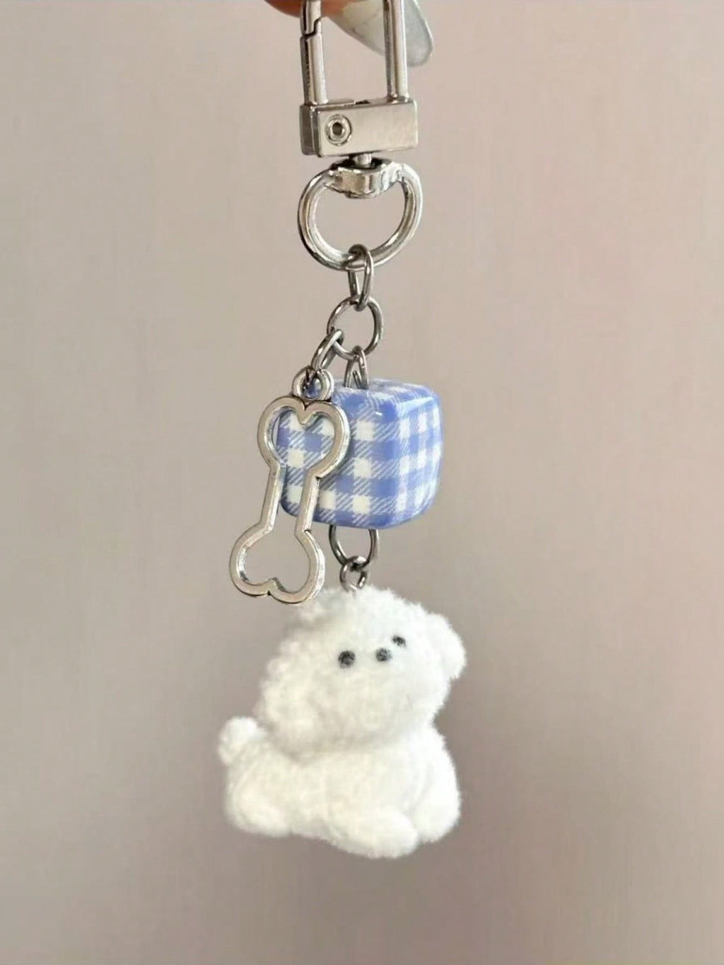 Keychain D-1, Dog Charm