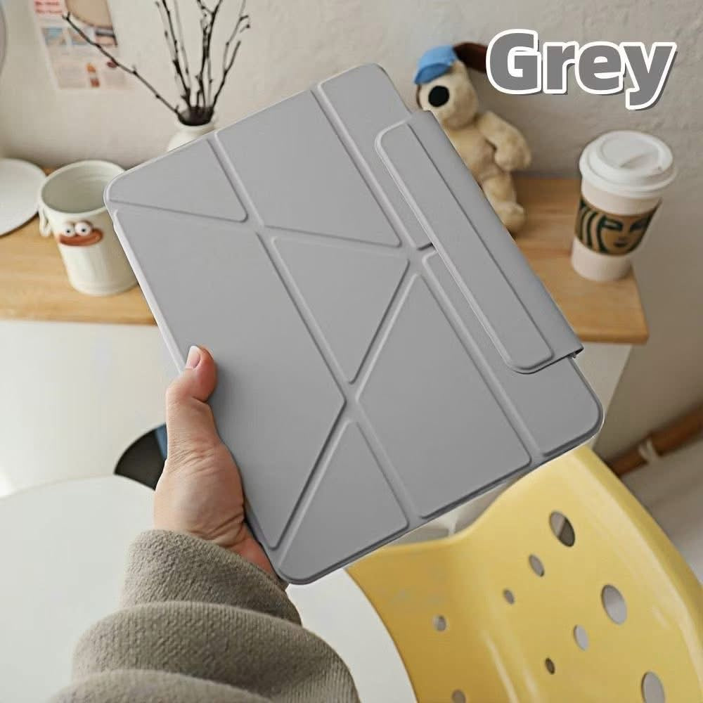 iPad Case, 3+Y-Fold (Plain Case with Magnetic Flap)