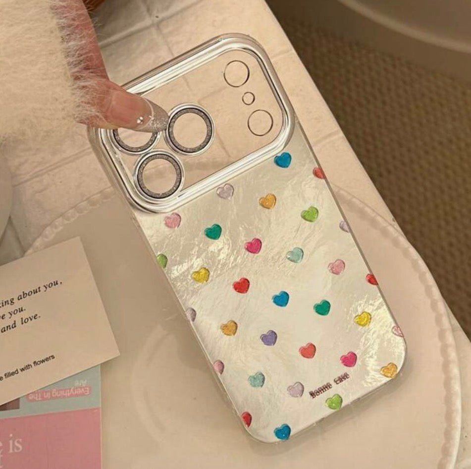 iPhone 17Promax - Full Coverage 3D Heart Case