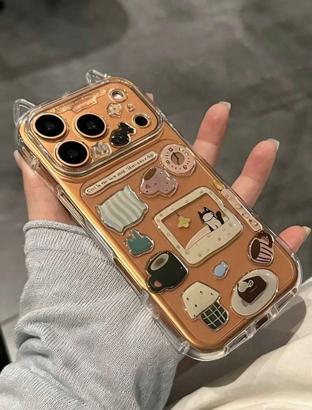 Clear Kitty Case