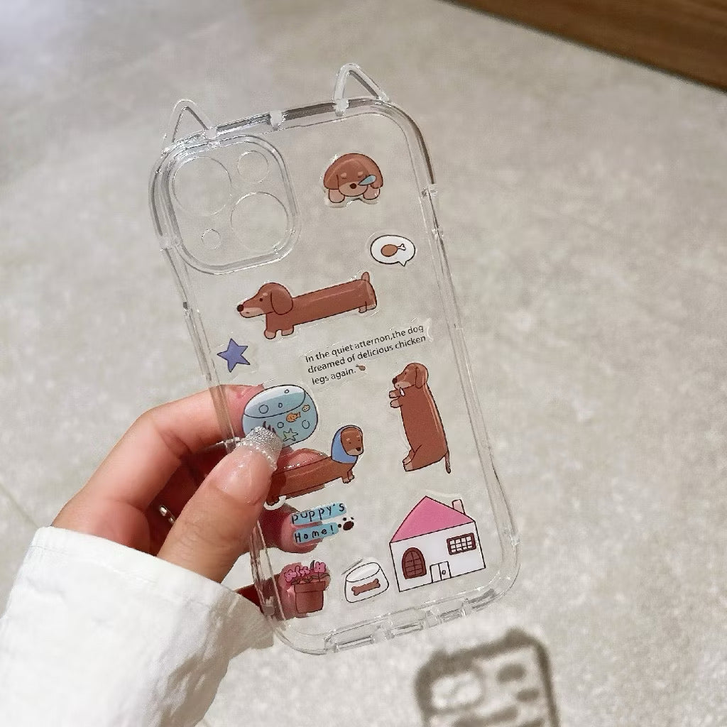 Clear Kitty Case