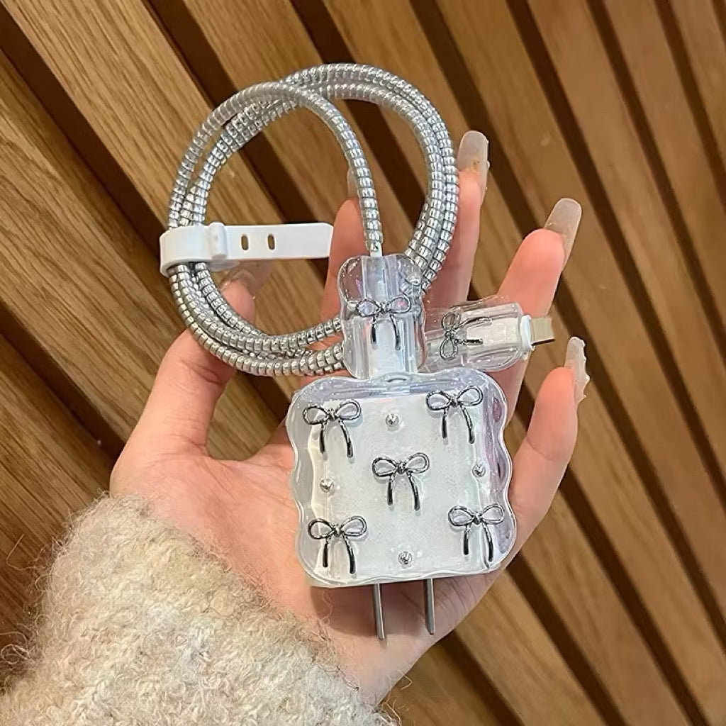 iOS 2Pin 18W, 20W Charger Protector (Fancy)