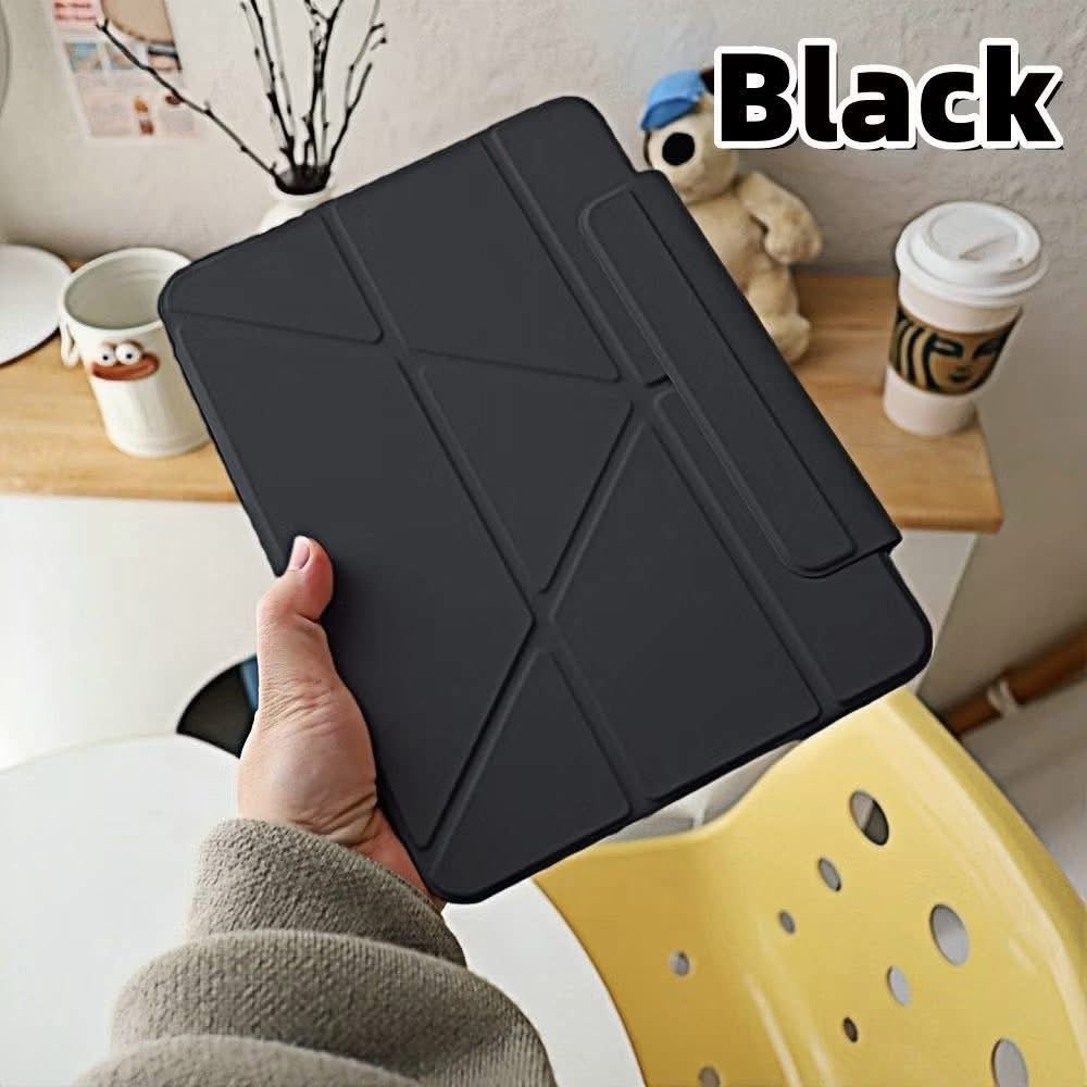 iPad Case, 3+Y-Fold (Plain Case with Magnetic Flap)