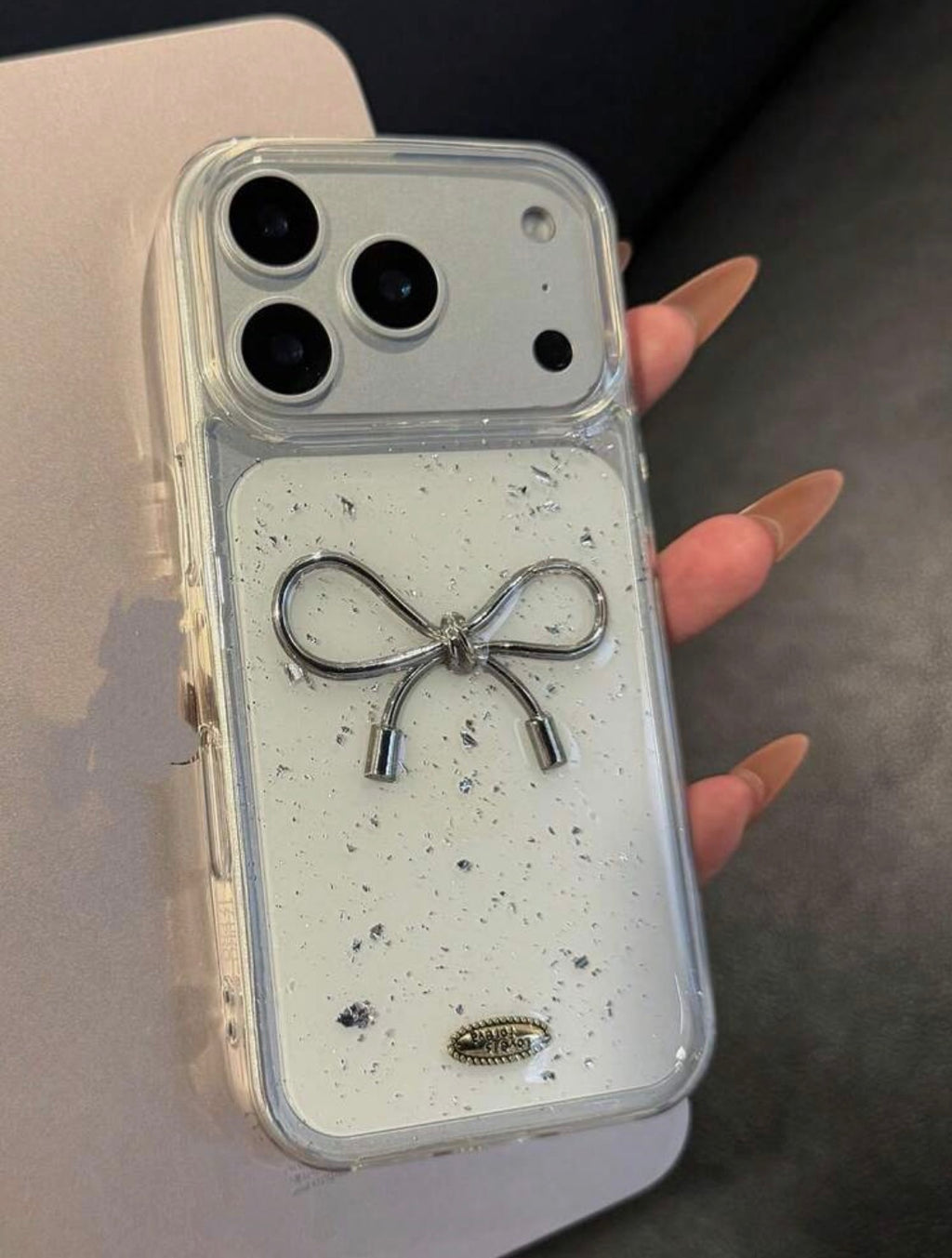 iPhone 16Plus - 3D Bowknot Resin Case