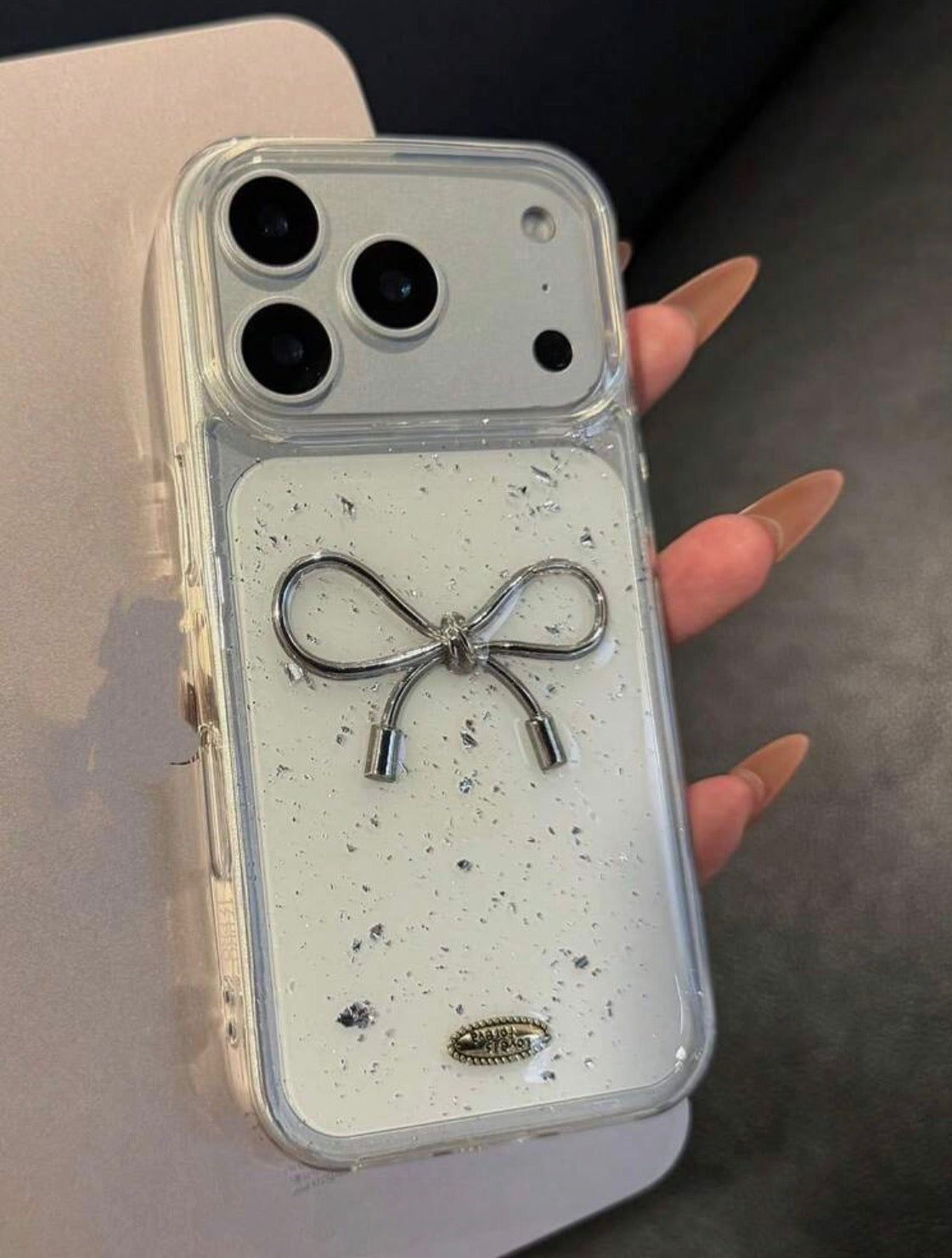 iPhone 16Plus - 3D Bowknot Resin Case