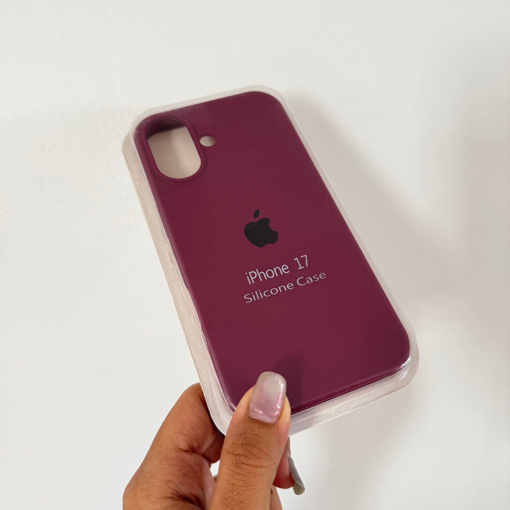 iPhone 17 - Silicone Case (Burgundy)