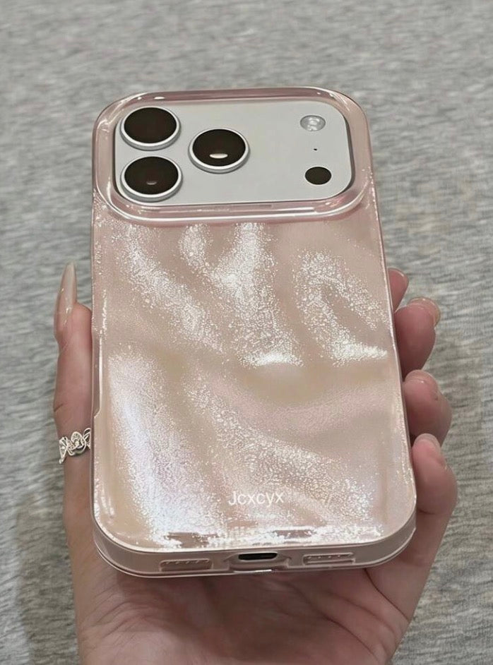 iPhone 16 - Reflect Case (Gold & Pink)