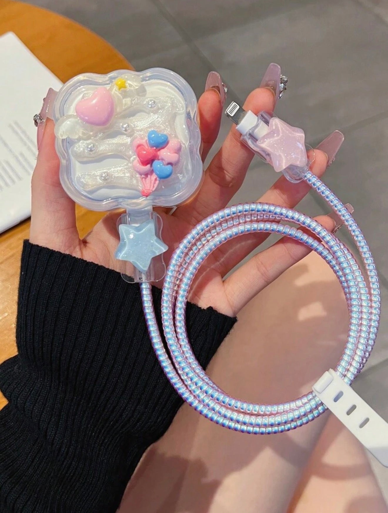 iOS 3Pin 20W - Heart Cable Protector