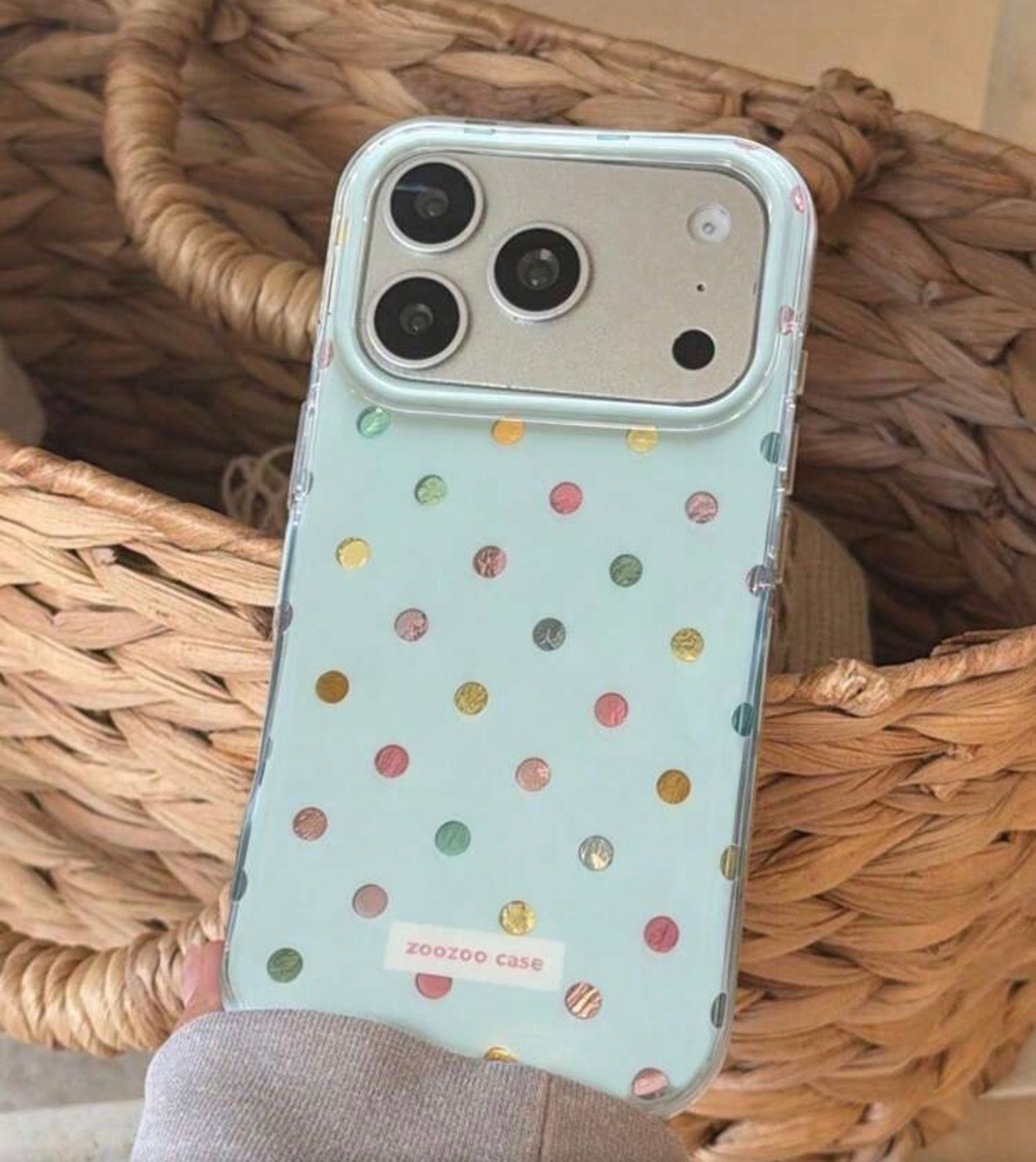 iPhone 17Promax - Polka Dot Reflect Case