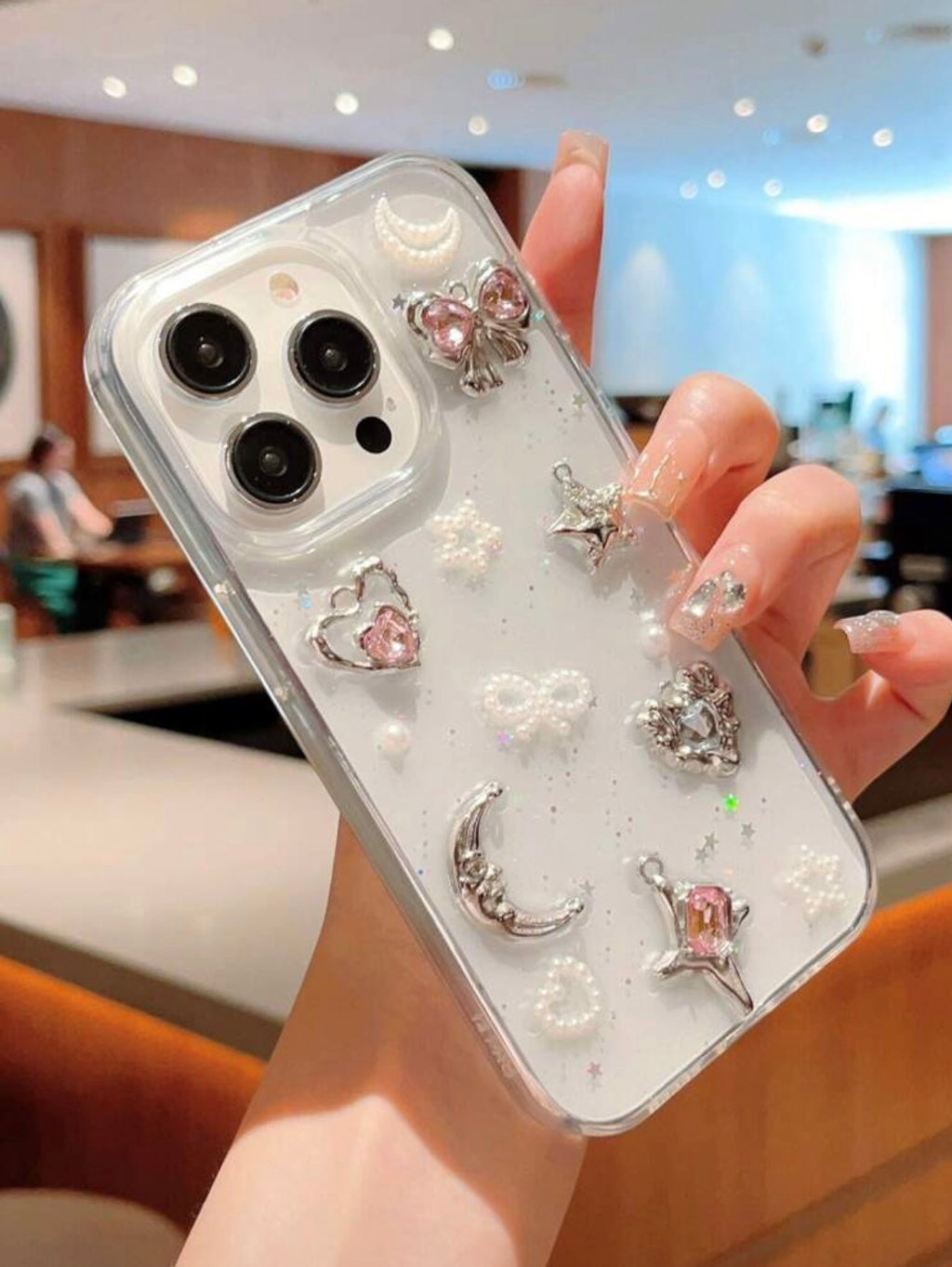 iPhone 17 - 3D Rhinestone Resin Case