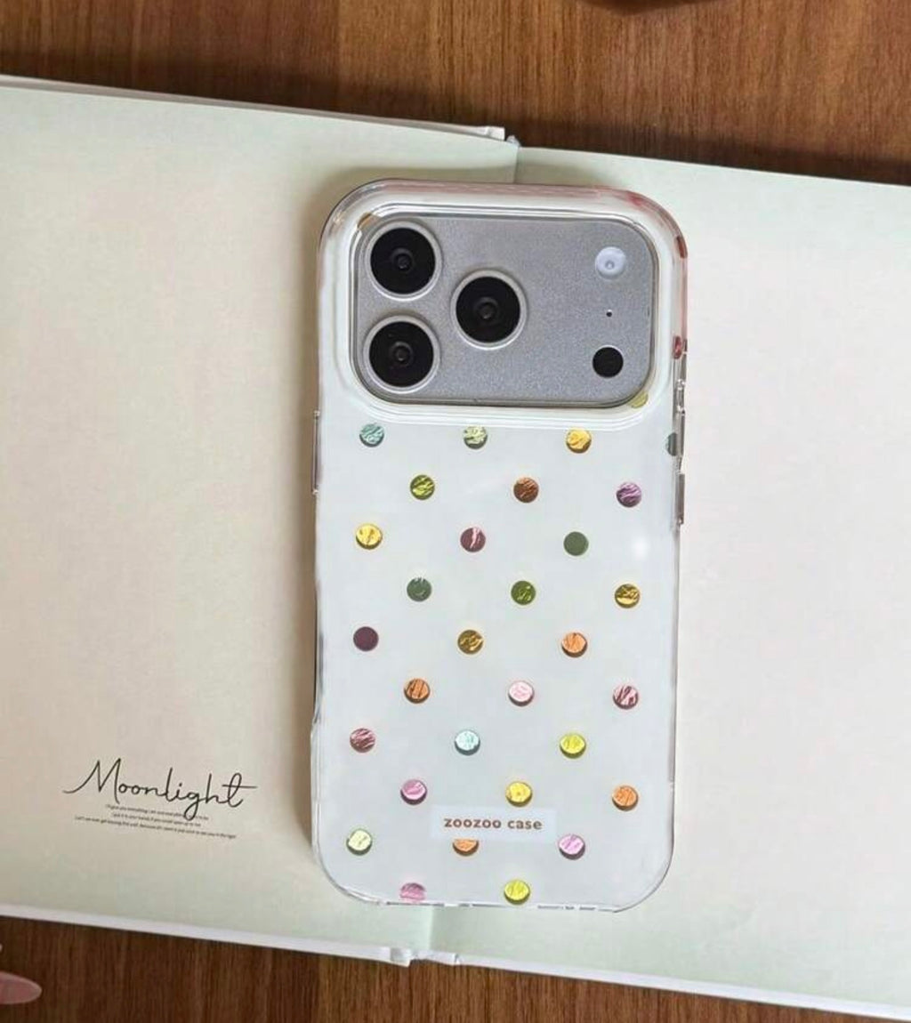 iPhone 17Promax - Polka Dot Reflect Case