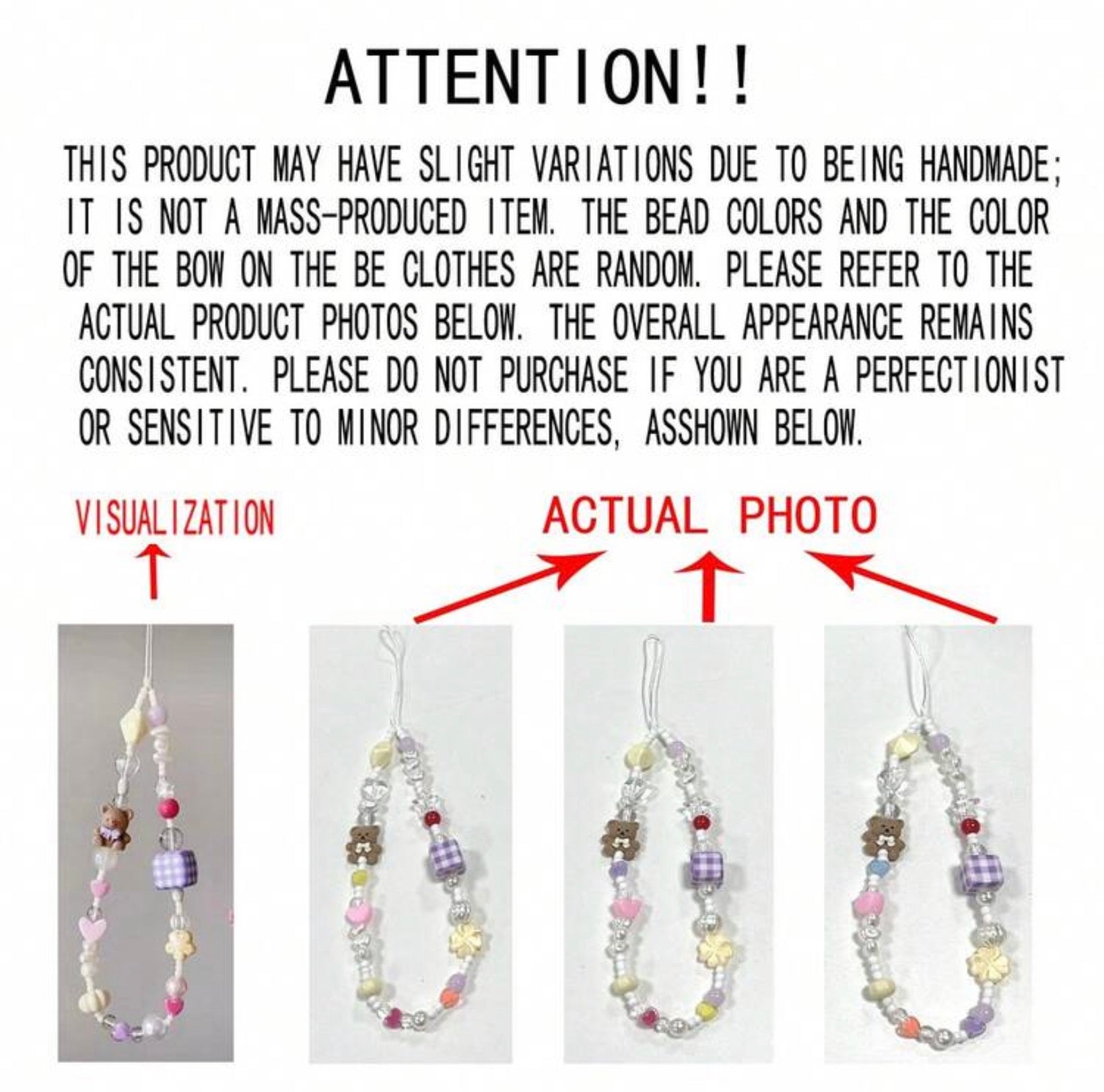 Lanyard S-1, Bear Charm