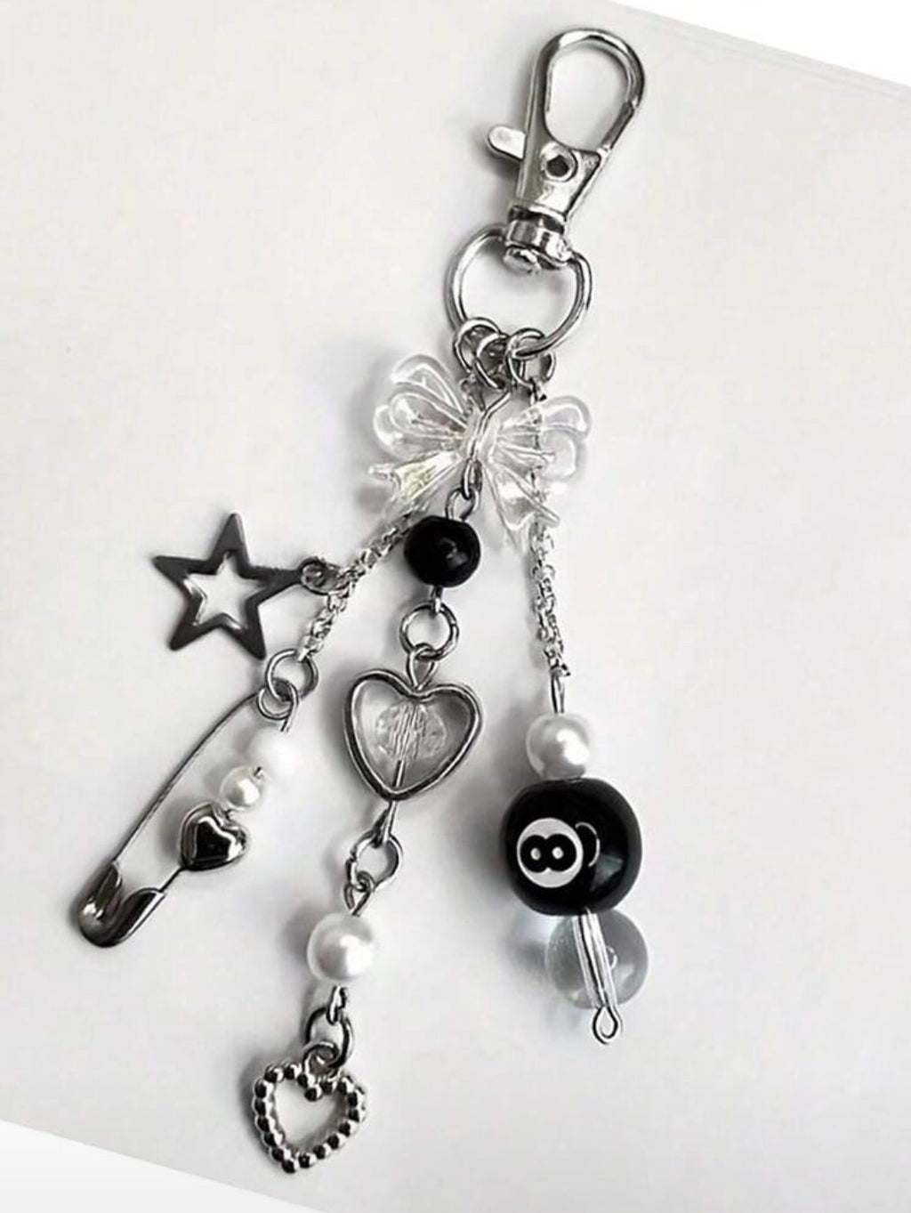 Keychain D-17, Gothic Y2K Charm
