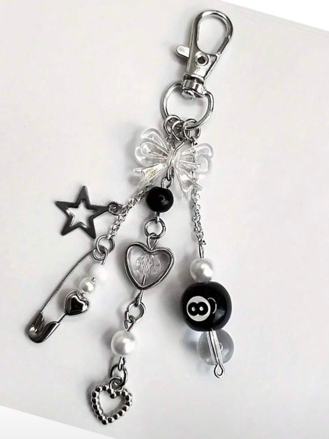 Keychain D-17, Gothic Y2K Charm