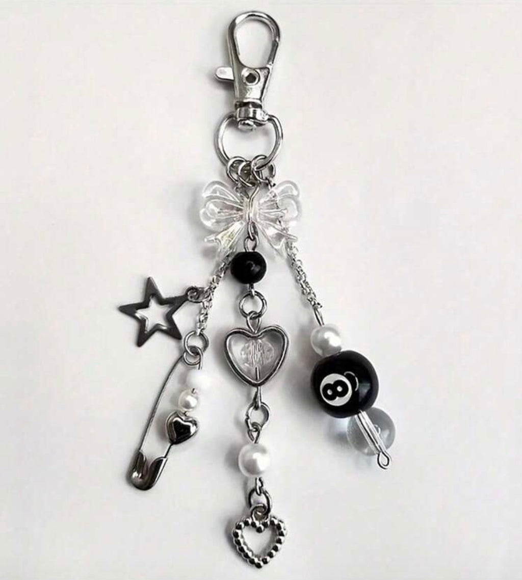 Keychain D-17, Gothic Y2K Charm
