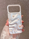 iPhone 16Plus - 3D Pearl Wavy Case