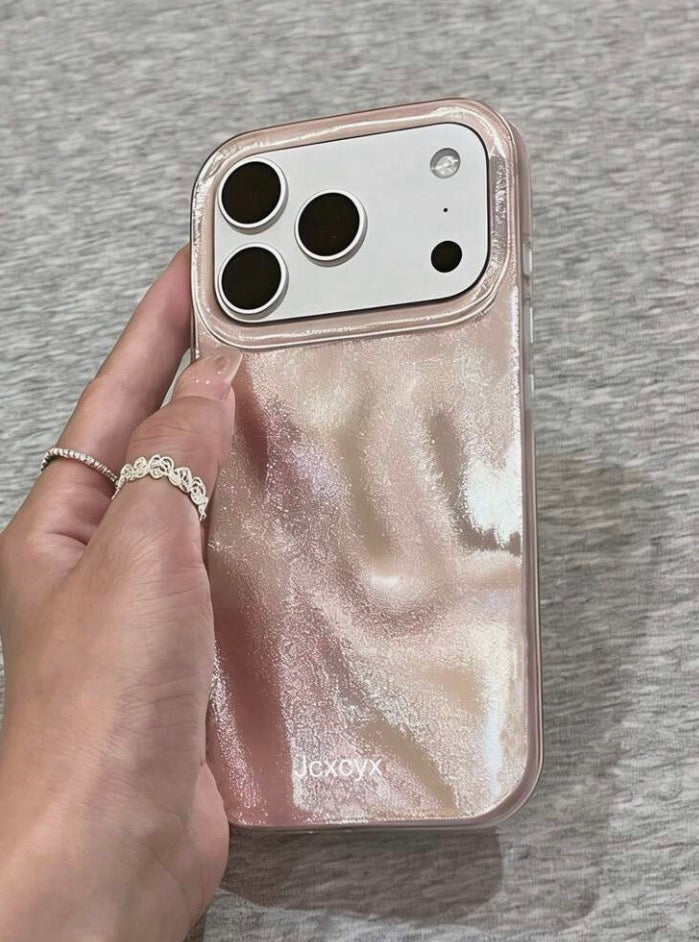 iPhone 16 - Reflect Case (Gold & Pink)
