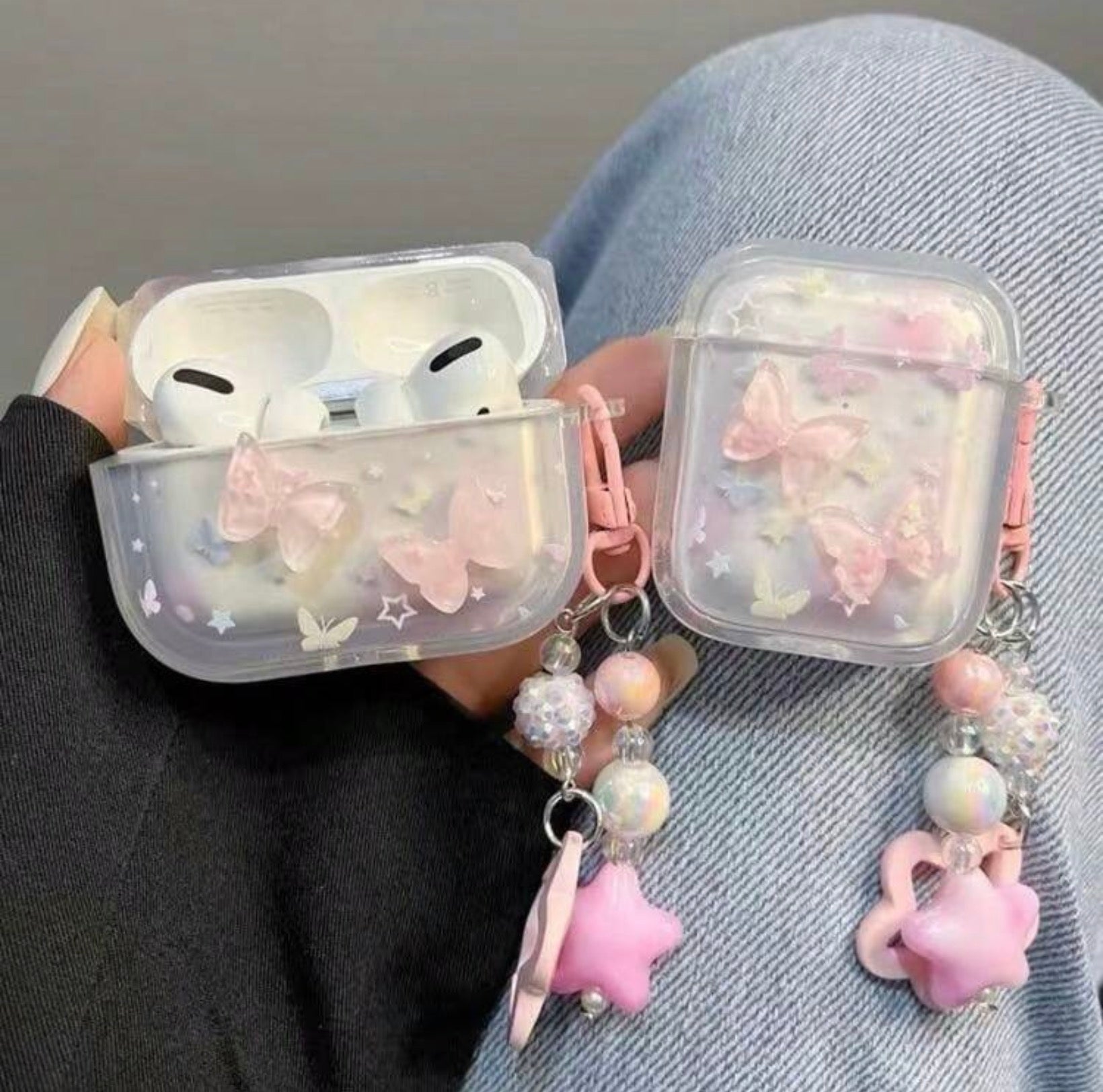 AirPods Case - Pink Butterfly