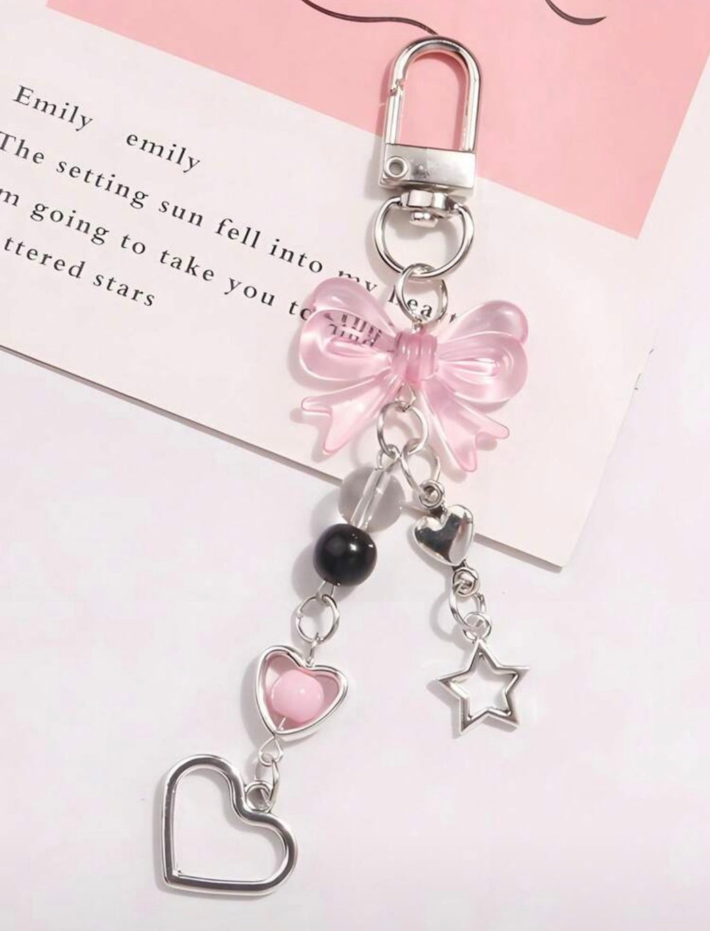 Keychain D-9, Bowknot Charm