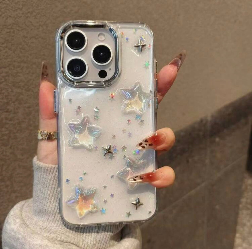 iPhone 17 - 3D Star Resin Case