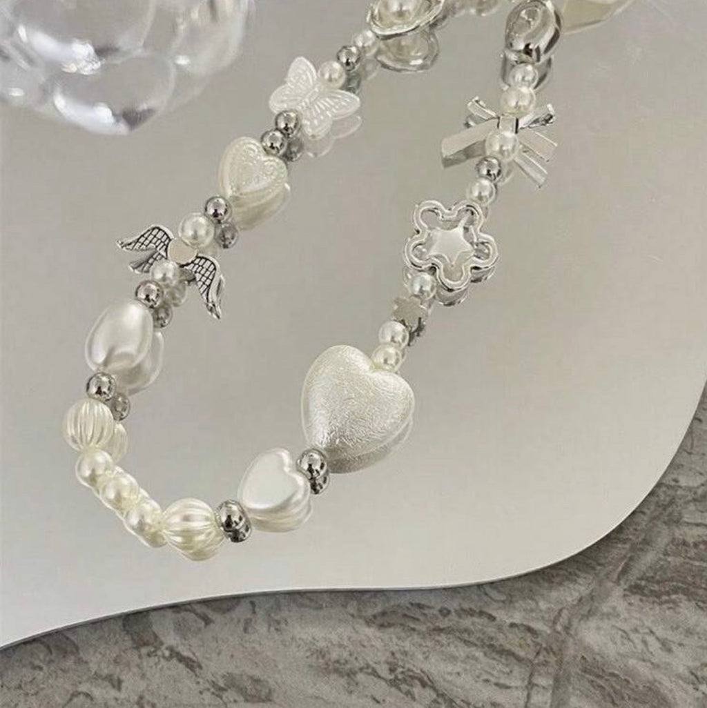 Lanyard S-10, Pearl Charm