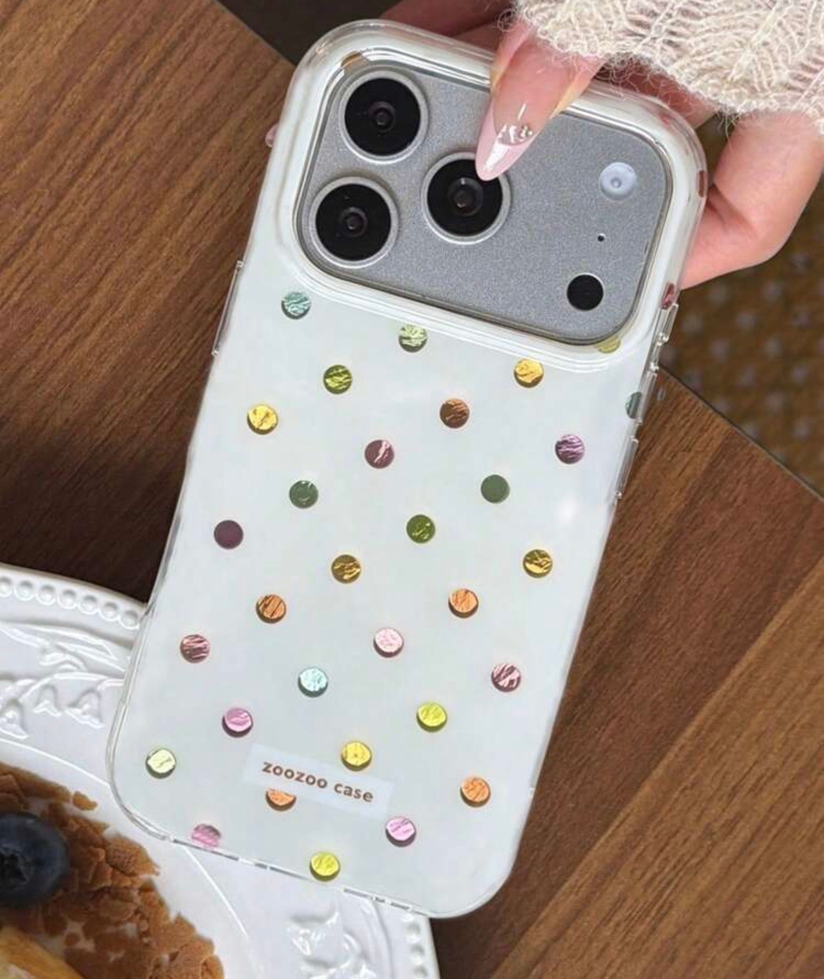 iPhone 17Promax - Polka Dot Reflect Case