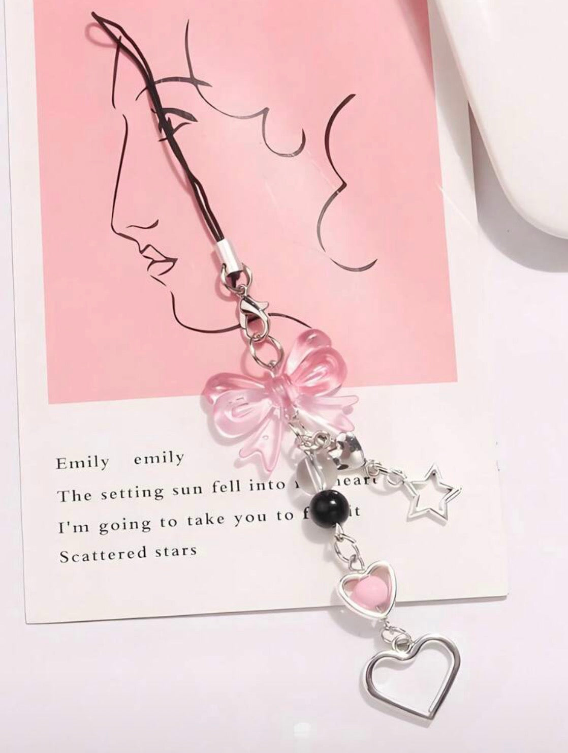 Keychain D-9, Bowknot Charm