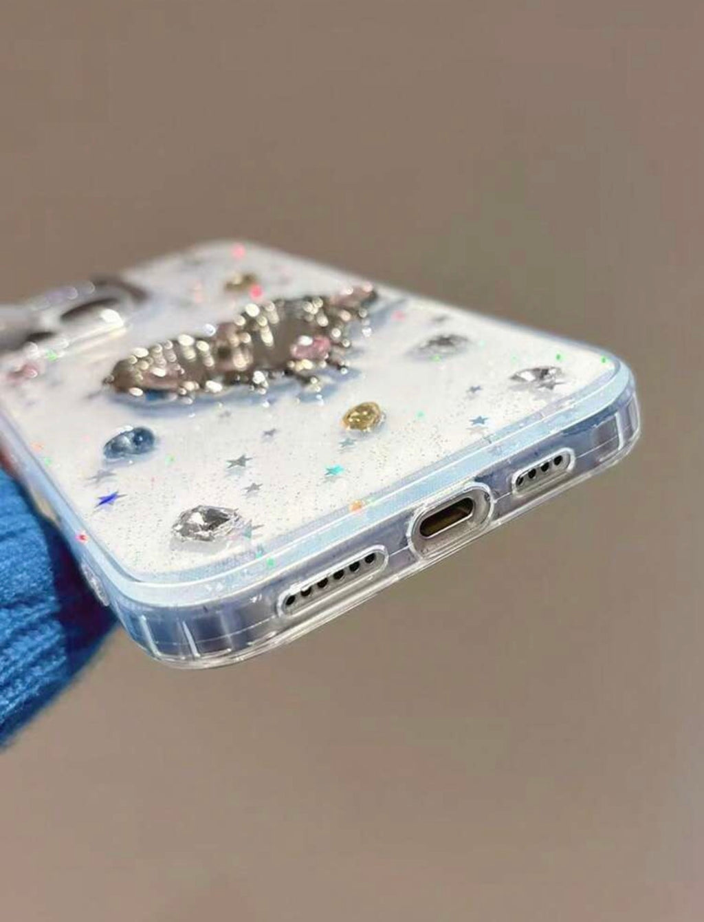iPhone 13/14 - 3D Mirror Heart Resin Case