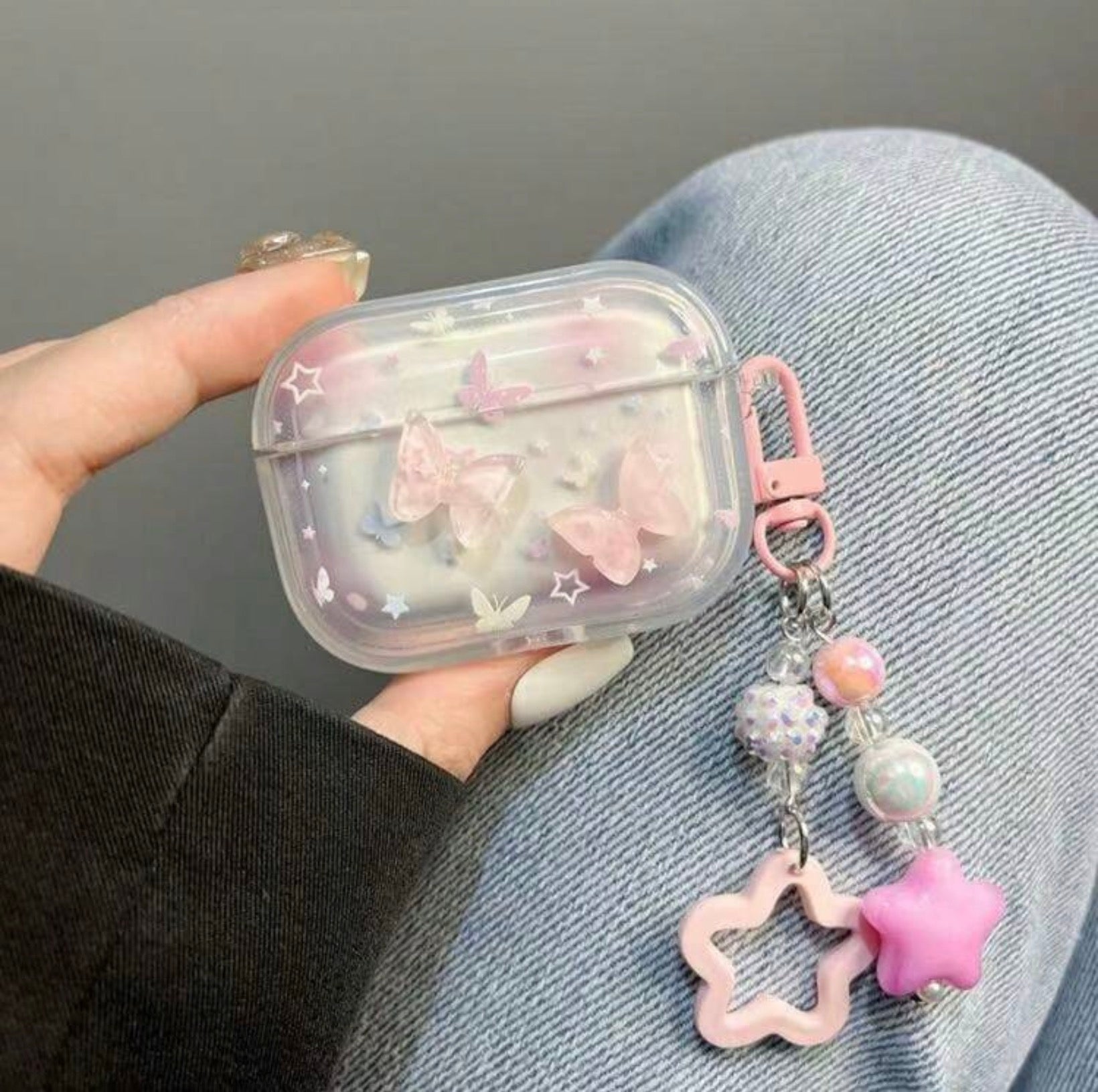 AirPods Case - Pink Butterfly