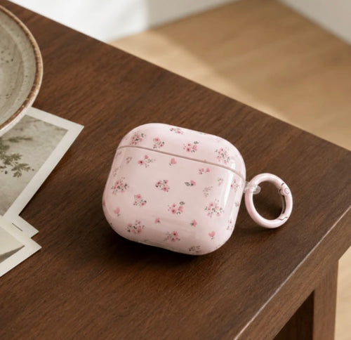 AirPods Case - Pink Floral INS Style