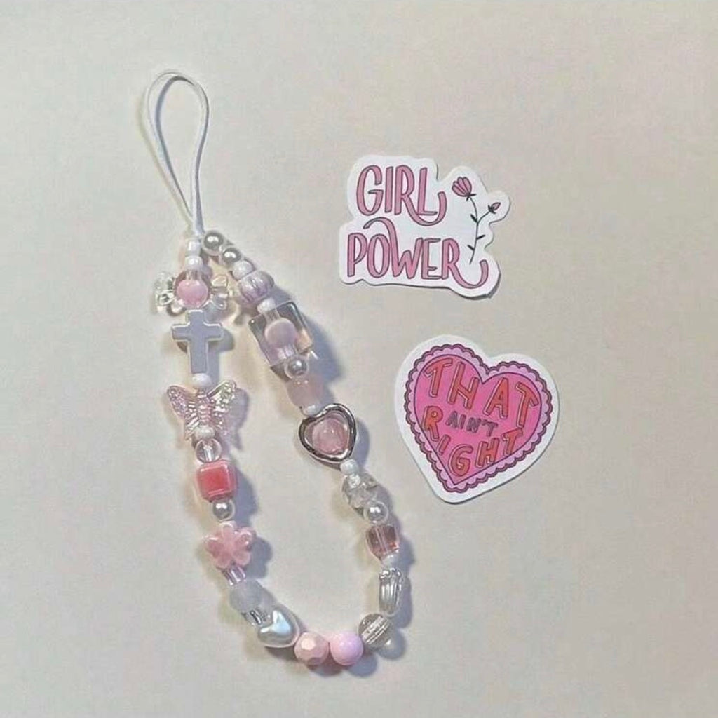 Lanyard S-13, Pink Charm