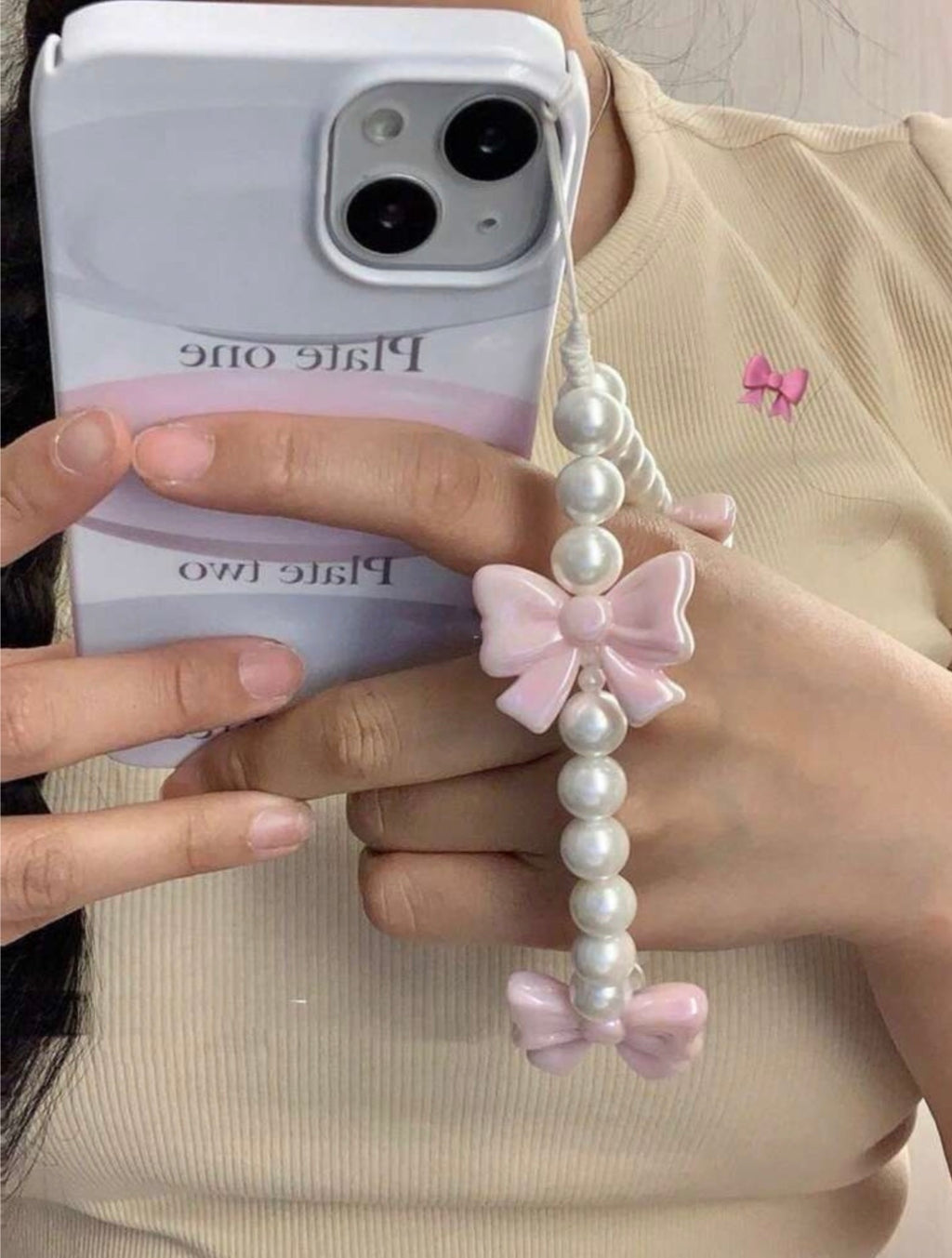 Lanyard S-5, Pearl Charm