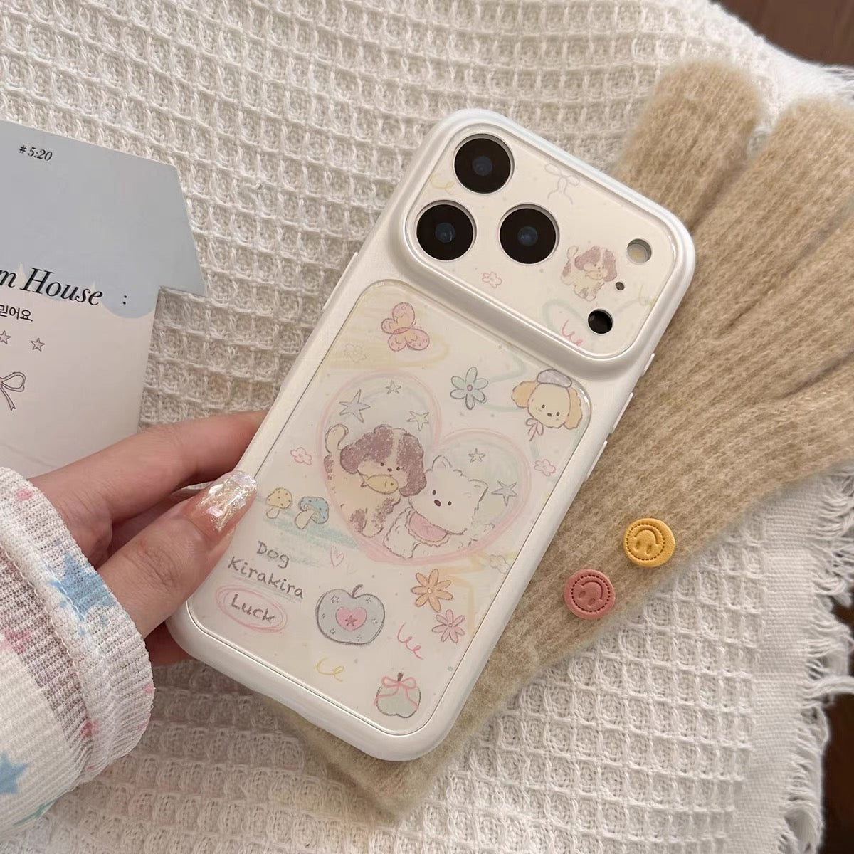 iPhone 16 - Cute Dog Glossy Case