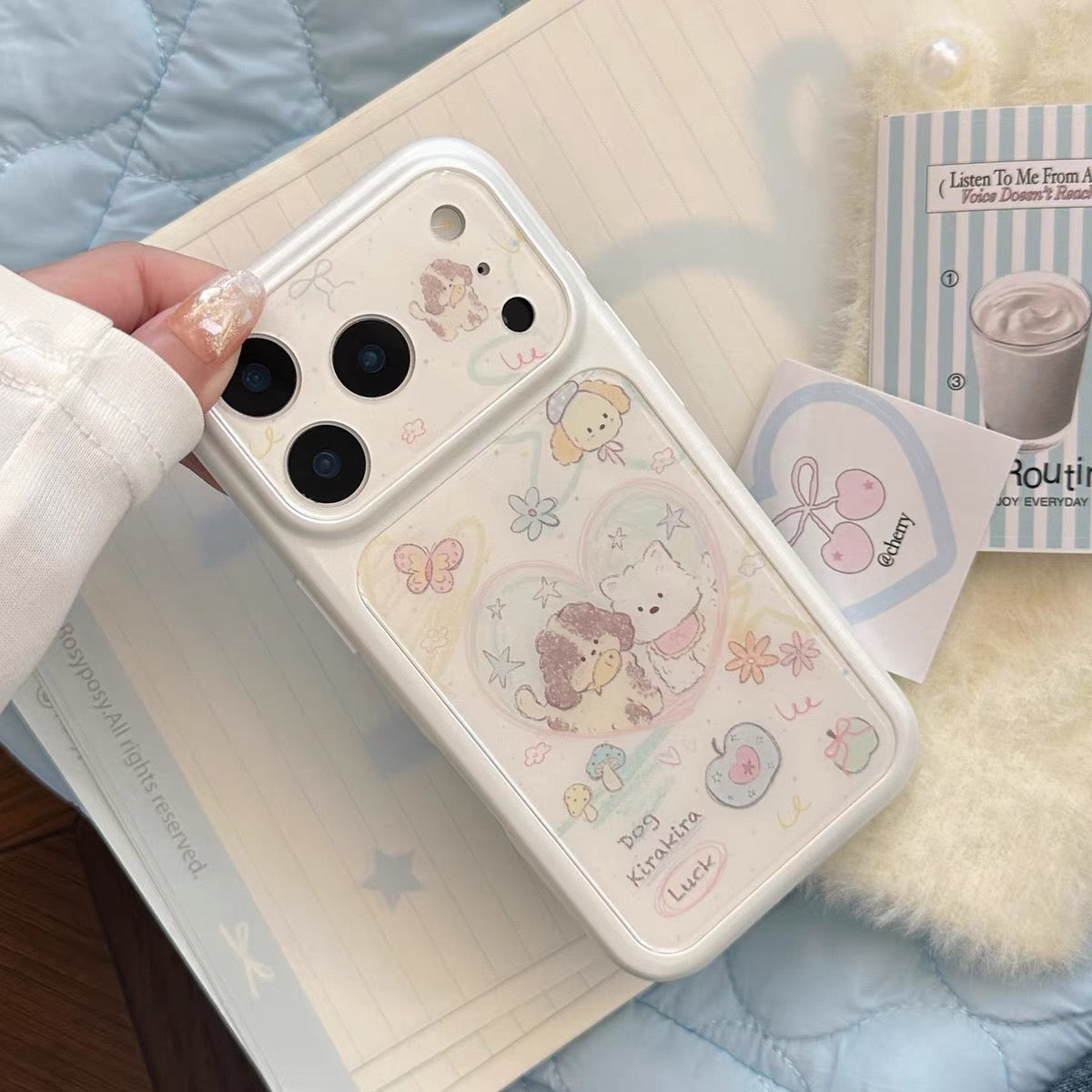 iPhone 16 - Cute Dog Glossy Case
